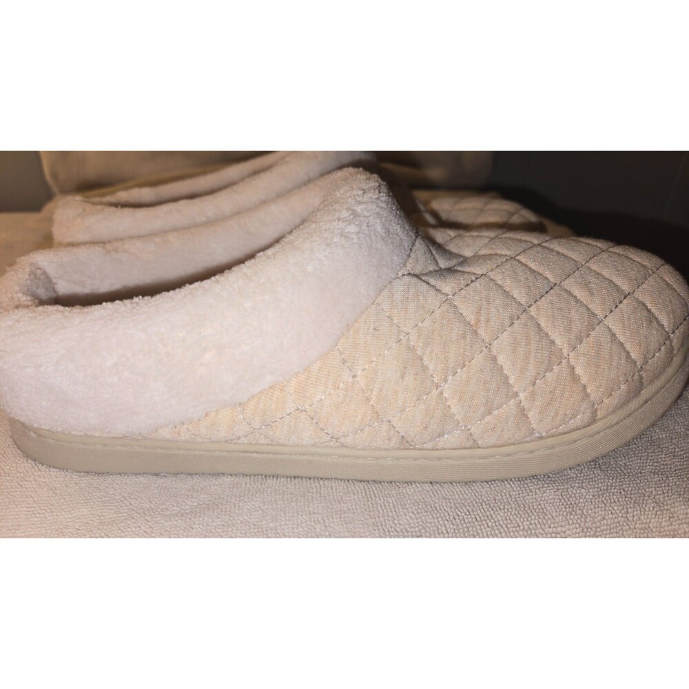 Dearfoams Women's Memory Foam Clog Slippers Size Medium 7/8